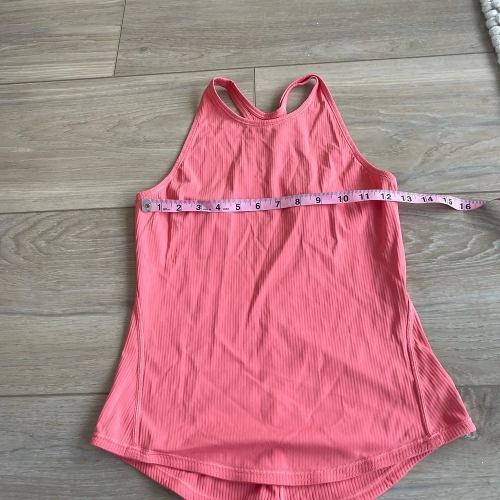 Lululemon Coral Racerback Tank Top
